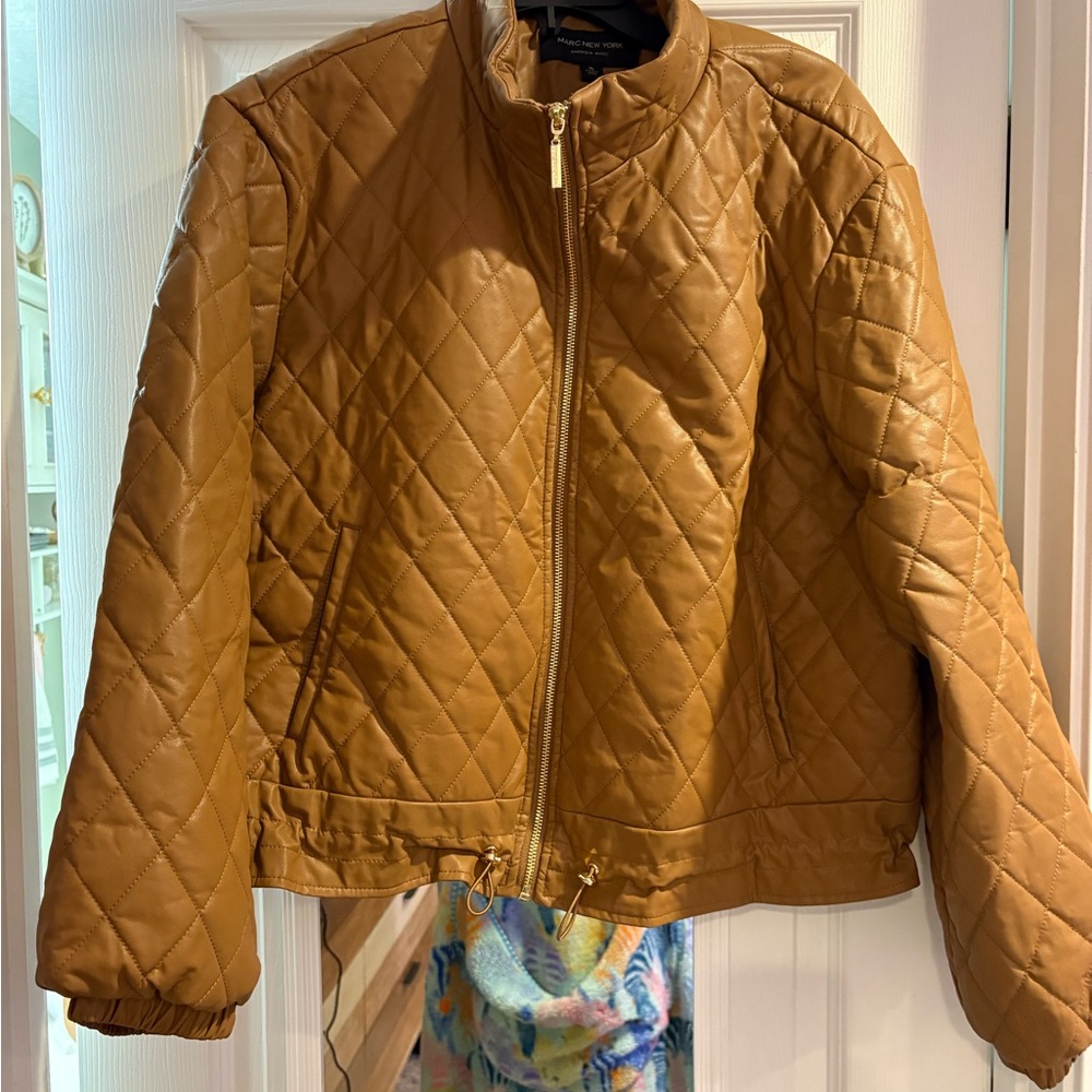 Marc New York Quilted Brown Puffer Jacket